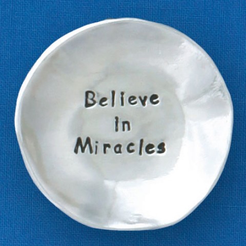 Believe in Miracles Small Charm Bowl