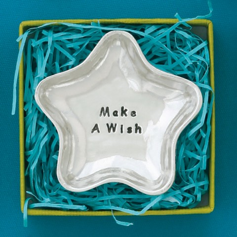 Star/Make Wish Lg Charm Bowl (Boxed)