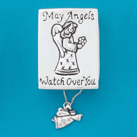 May Angels Wish Box/Angel Necklace