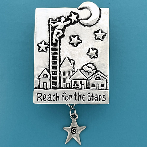 Reach For The Stars Wish Box w/Star Necklace