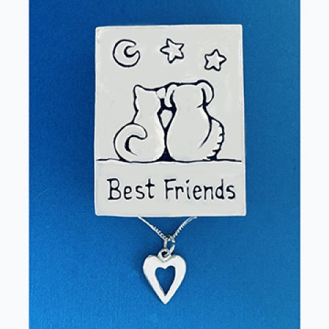 Best Friends Wish Box w/necklace 