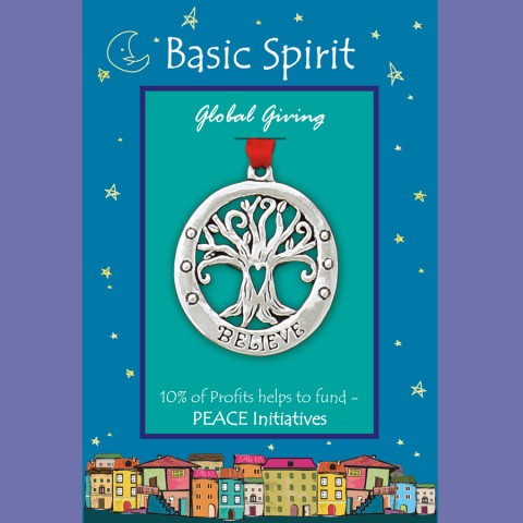 Believe Tree Global Peace Initiatives Global Giving Ornament
