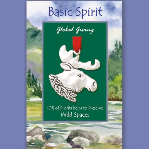 Moose Head Wild Spaces Global Giving Ornament
