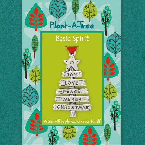 Word Tree Plant-A-Tree Ornament