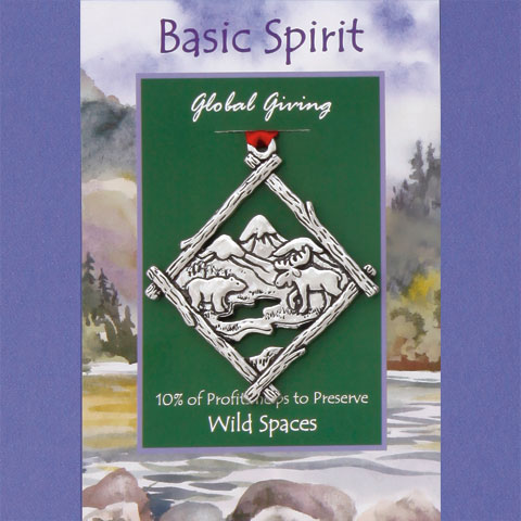 Mountain Scene Wild Spaces Global Giving Ornament