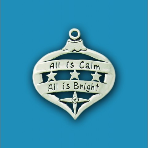 All is Calm Bulb Holiday Ornament (Boxed)