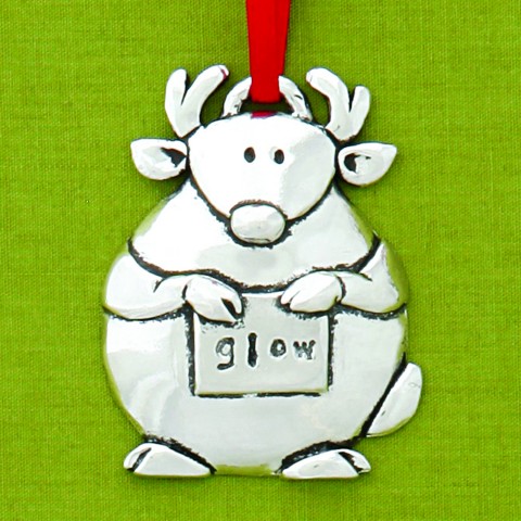 Reindeer Jolly Ornament (Boxed)