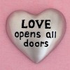 Love Opens All Door Heart Token (BOXED)