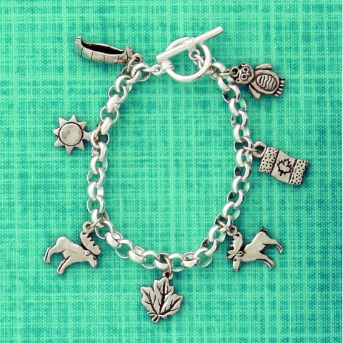 Woodlands Multi Charm Bracelet    