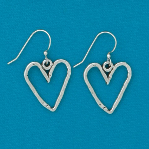 Heart Wire Earrings