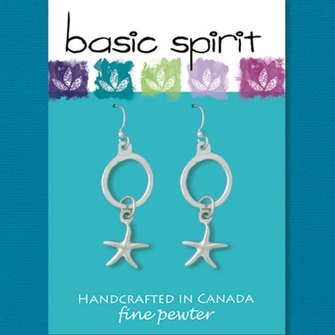 Seastar Hoop Earrings    