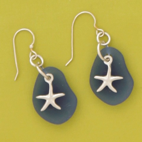 Seastar Seaglass Earrings