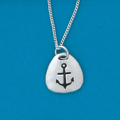Triangle Anchor 18" Necklace 