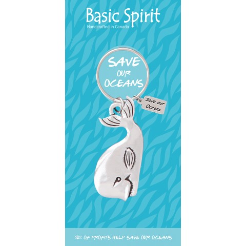 Willy Whale Save Our Oceans Contribution Keychain