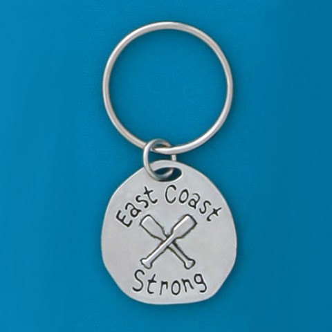 East Coast Strong Quote Keychain
