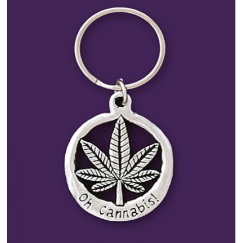 "Oh Cannabis" Keychain 