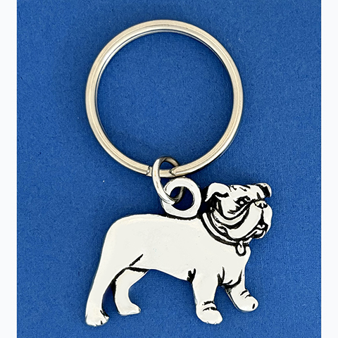 Bulldog Keychain 