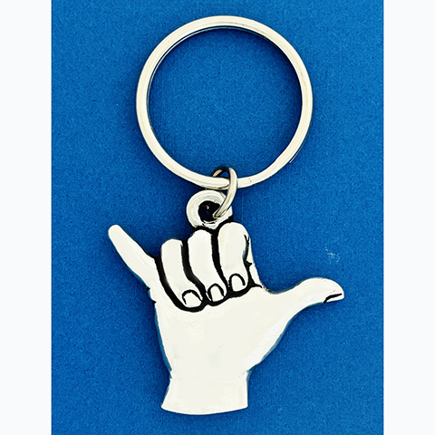 Shaka Sign Keychain 