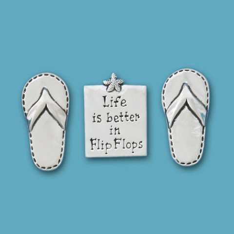 Flip Flops Medium Magnet Set