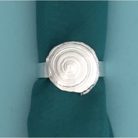 Spiral Shell Napkin Ring Set (4pc)