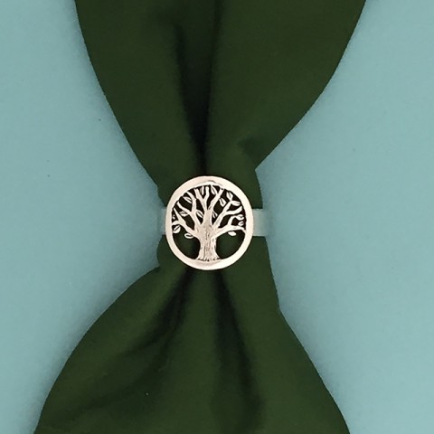 Tree Of Life Napkin Ring Set (4pc)