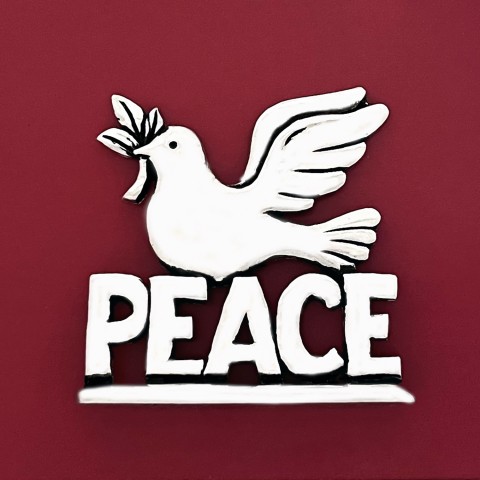 Peace Dove Tiny Plaque