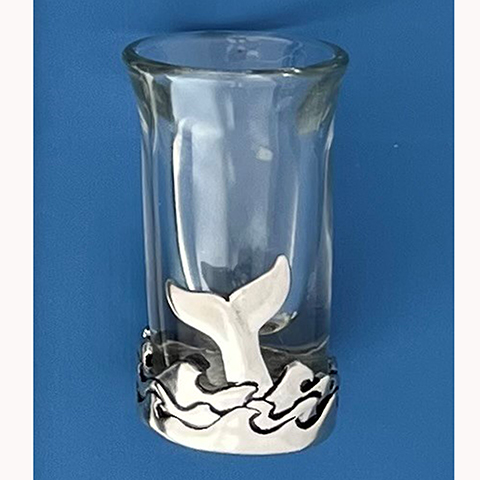 Whale Tail Shot Glass