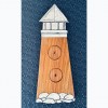 Lighthouse Double Shot Glass Board 