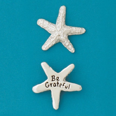 Be Grateful Starfish Medium Spirit Shell