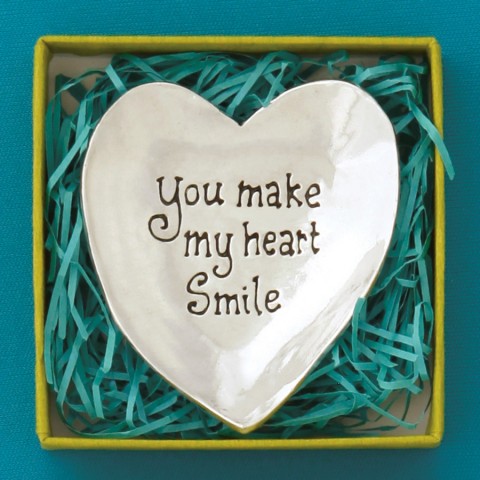 Heart Smile Lg Charm Bowl (boxed)