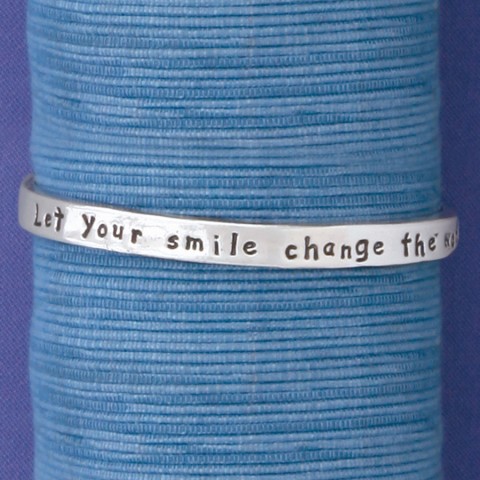Let Your Smile Thin Bangle