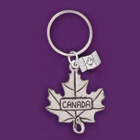 Maple Leaf / Canada keychain